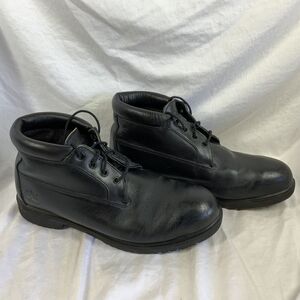 Timberland Men's Chukka  Boots Black Waterproof  Leather Lace Up 11.5 # 50059‎